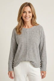Habitat Catalina Knit Stripe Grove Pullover - 21903 - RIVIERA (NOT SLATE)