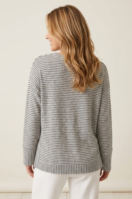 Habitat Catalina Knit Stripe Grove Pullover - 21903 - RIVIERA (NOT SLATE)