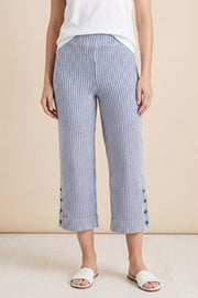 Habitat Catalina Stripe Monterey Crop Pant - 21564 - RIVIERA