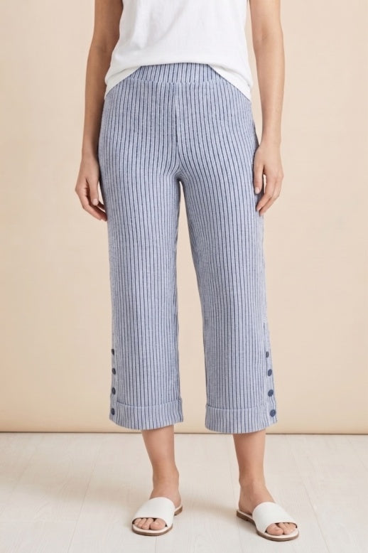 Habitat Catalina Stripe Monterey Crop Pant - 21564 - RIVIERA