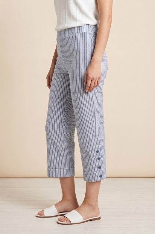 Habitat Catalina Stripe Monterey Crop Pant - 21564 - RIVIERA