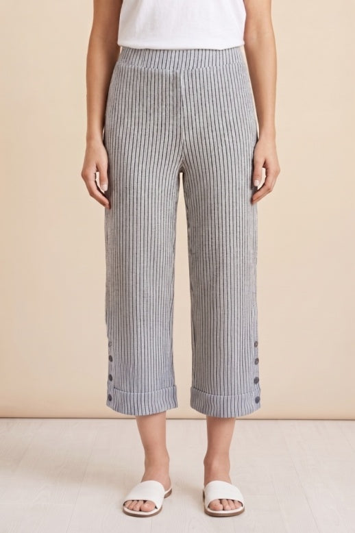 Habitat Catalina Stripe Monterey Crop Pant - 21564 - SLATE