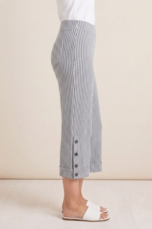 Habitat Catalina Stripe Monterey Crop Pant - 21564 - SLATE