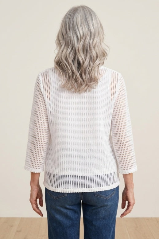 Habitat Summer Breeze Pullover - 85801 - WHITE