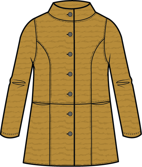 Habitat Texture Tides London Jacket - 19104 - HONEY (NOT UMBER)