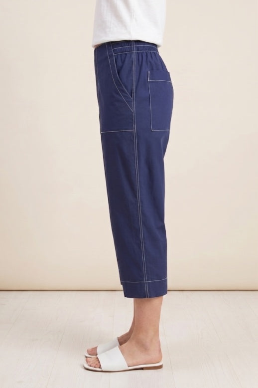 Habitat Cool Tech Marlo Solid Crop - 17966 - NAVY