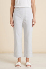 Habitat Cool Tech Marlo Striped Crop - 18066 - WHITE