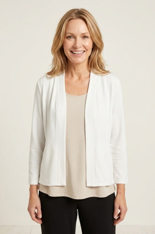 Habitat Core Travel Cardigan - 55920 - WHITE