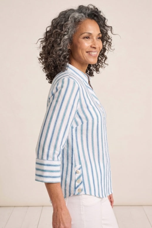 Habitat The Hamptons Stripe Pullover - 11744 - RIVIERA