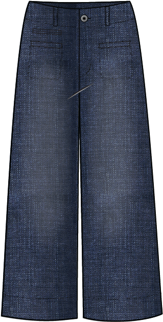 Habitat Stretch Denim Refreshed Ankle Jean - 11461 - DARK DENIM (NOT MEDIUM DENIM)