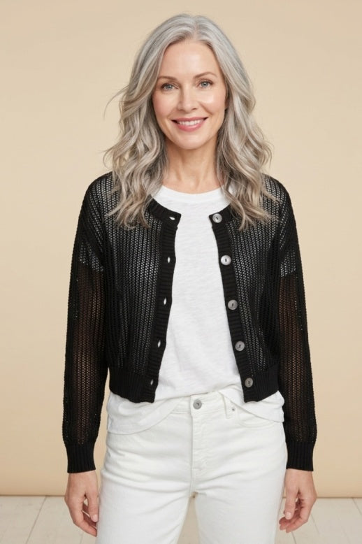 Habitat Knot a Problem Cardigan - 840104 - BLACK