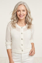 Habitat Knot a Problem Cardigan - 840104 - WHITE