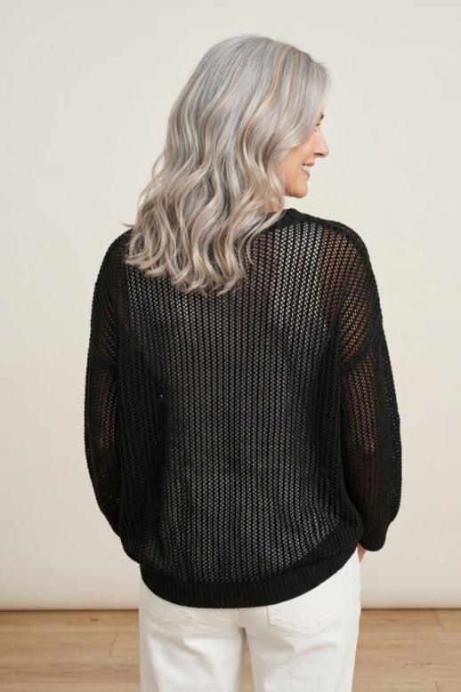 Habitat Knot a Problem Pullover Top - 84018 - BLACK