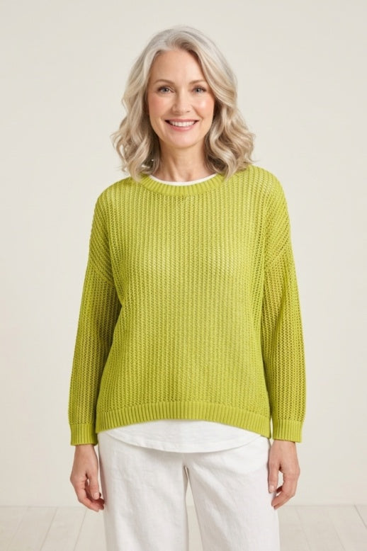 Habitat Knot a Problem Pullover Top - 84018 - KIWI