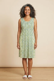 Habitat Pattern Pending Smock Star Dress - 57680 - KIWI