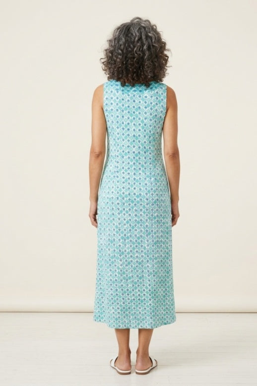 Habitat Pattern Pending Wrap Dress - 57686 - GROTTO