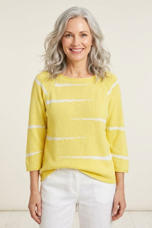 Habitat Sea You There Raglan Pullover - 89702 - DANDELION