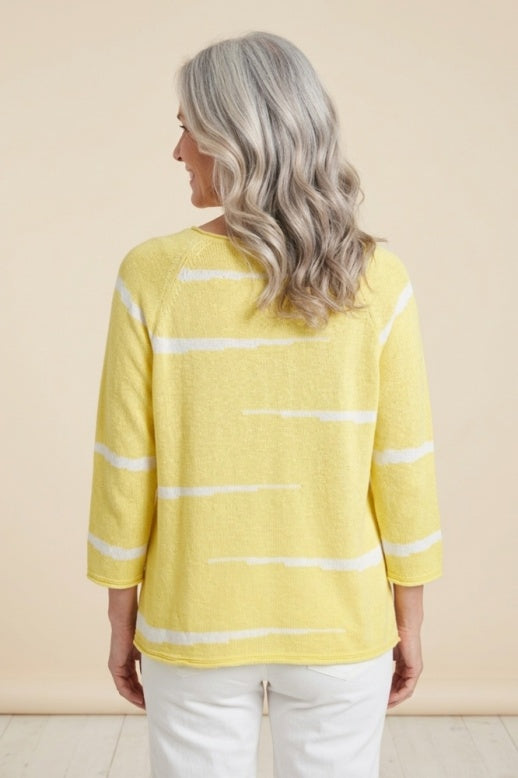 Habitat Sea You There Raglan Pullover - 89702 - DANDELION