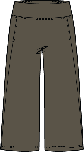 Habitat Core Travel Knit Solid Flood Pant - 55972 - UMBER