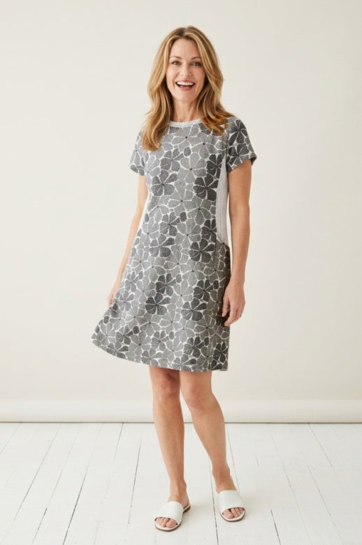 Habitat Crinkle Crepe Dream Team Astrid Dress - 21784 - PEBBLE