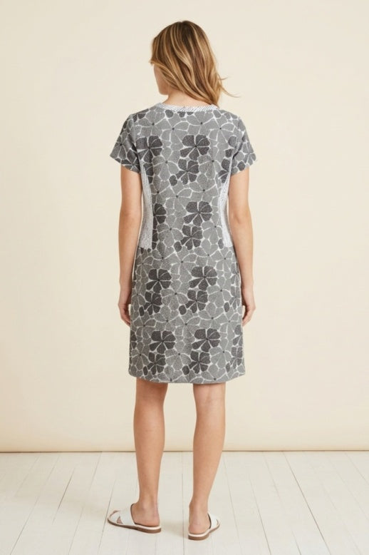 Habitat Crinkle Crepe Dream Team Astrid Dress - 21784 - PEBBLE
