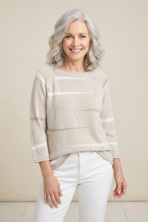 Habitat Sea You There Raglan Pullover - 89702 - ECRU