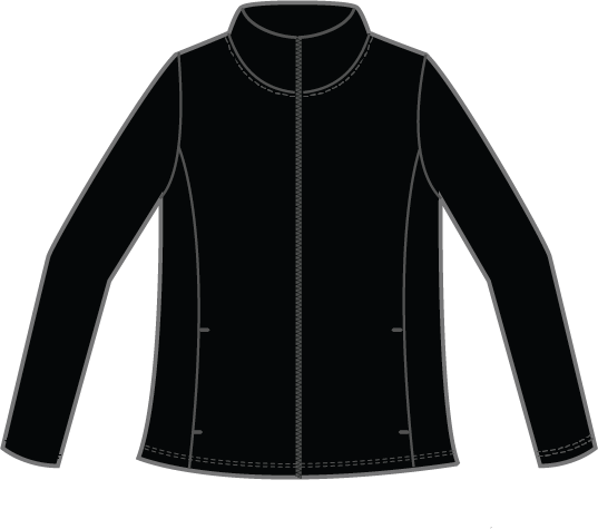 Habitat Luxe Ponte Solid Madison Jacket - 10617 - BLACK (NOT UMBER)