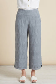 Habitat Rayon Jacquard Wide Leg Crop - 30767 - SLATE