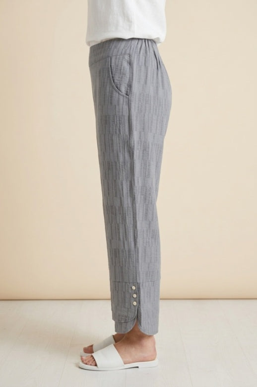 Habitat Rayon Jacquard Wide Leg Crop - 30767 - SLATE