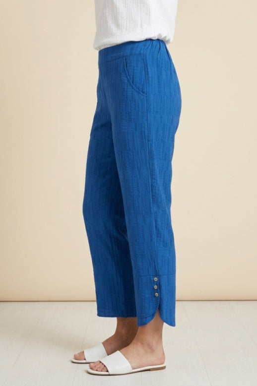Habitat Rayon Jacquard Wide Leg Crop - 30767 - NIGHTFALL