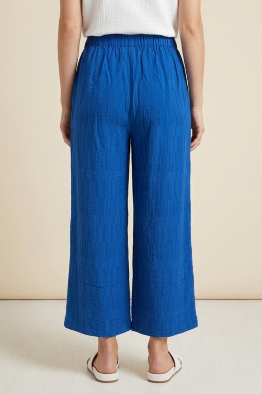Habitat Rayon Jacquard Wide Leg Crop - 30767 - NIGHTFALL