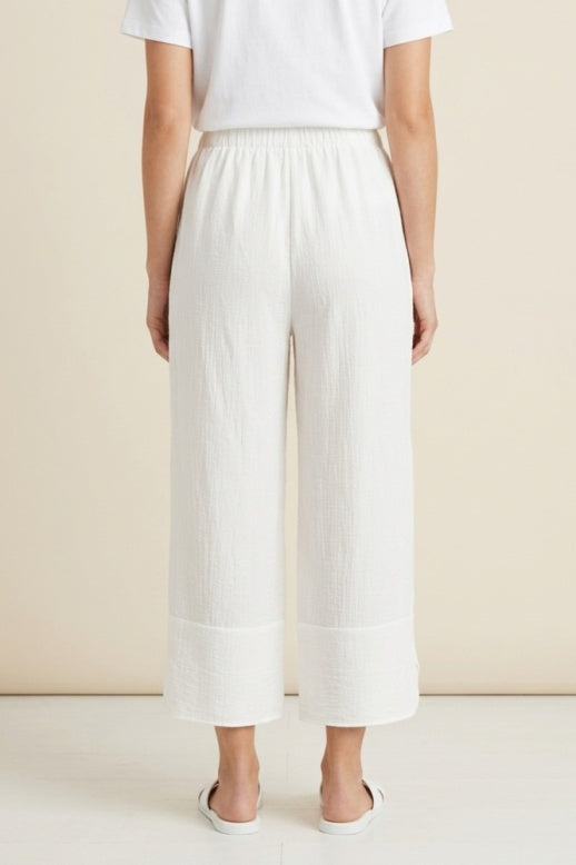 Habitat Rayon Jacquard Wide Leg Crop - 30767 - GROTTO (NOT WHITE)