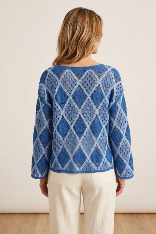 Habitat Crochet Pullover Top - 78300 - RIVIERA