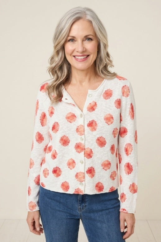 Habitat Make a Mark Cardigan - 89000 - PAPAYA