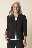 Habitat Core Travel Solid Ruched Front Jacket - 55932 - BLACK