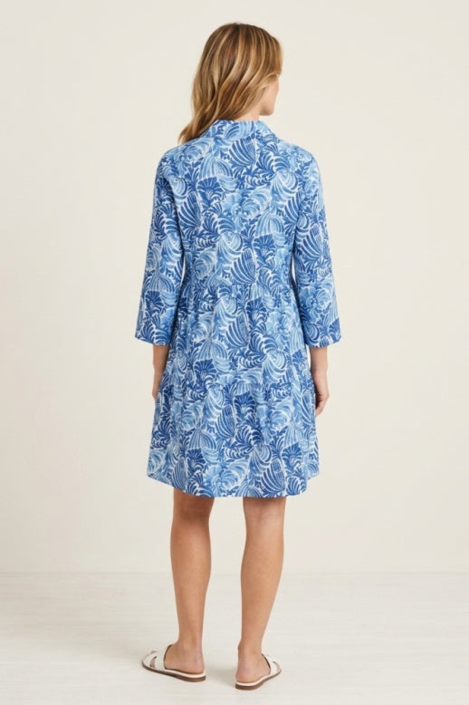 Habitat Destination Unknown Botanica Relax Dress - 34081 - COBALT