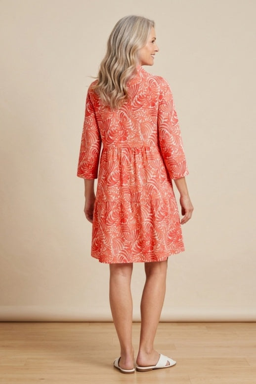 Habitat Destination Unknown Botanica Relax Dress - 34081 - PAPAYA