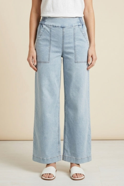 Habitat Light Weight Stretch Denim Full Length Pant - 11660 - LIGHT DENIM