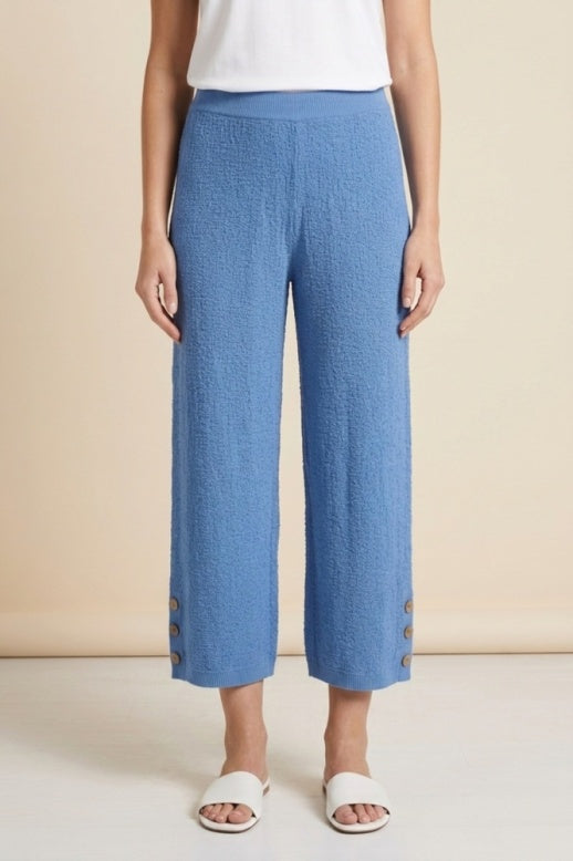 Habitat Knit Happens Button Hem Pant - 82167 - RIVIERA