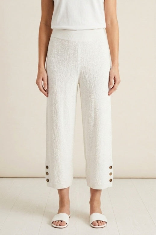 Habitat Knit Happens Button Hem Pant - 82167 - WHITE