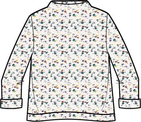 Habitat Confetti Funnel Neck Pullover - 89056 - WINTER WHITE (NOT HARBOR)