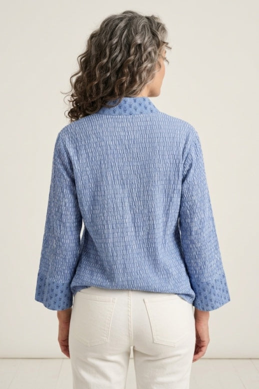 Habitat Crinkle Cotton Button Front Shirt - 48222 - VAPOR