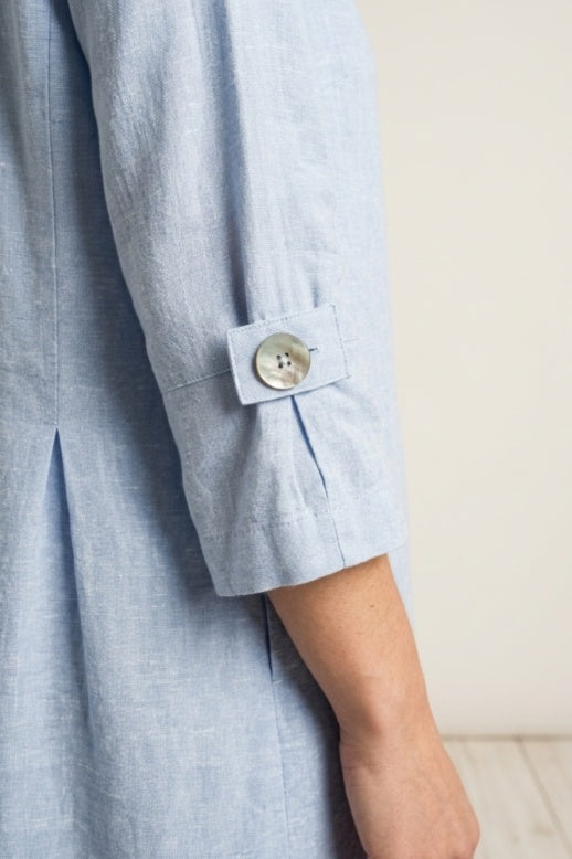 Habitat Linen Solid Tab Jacket - 41549 - CASCADE