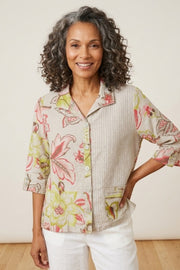 Habitat Linen Jaco-Beans Camp Shirt - 41908 - SAND