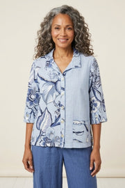 Habitat Linen Jaco-Beans Camp Shirt - 41908 - CASCADE