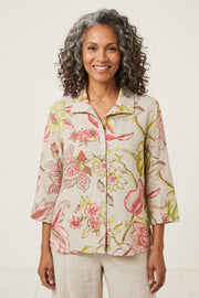 Habitat Linen Jaco-Beans Swing Shirt - 41836 - SAND
