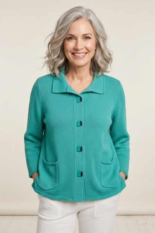 Habitat Shoreside Pleat Back Jacket - 83402 - GROTTO