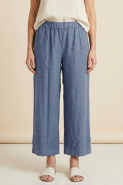 Habitat Linen Solid Button Tab Pant - 41561 - VAPOR