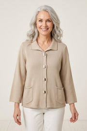 Habitat Shoreside Pleat Back Jacket - 83402 - WHITE (NOT SAND)