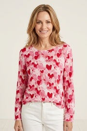 Habitat Featherweight Hearts Crewneck Pullover - 80411 - ZINNA